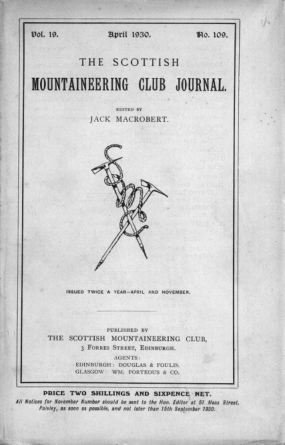 SMCJ Number 109 - Vol 19 - Apr 1930 cover